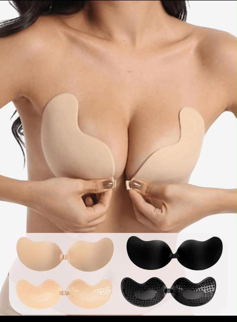 Soutien-gorge en silicone sans couture, sexy et durable, pour femmes, push-up, adhésif, sans bretelles, sans dos