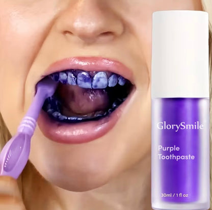 Dentifrice Violet Correcteur de Teinte – Éclat & Sourire Lumineux