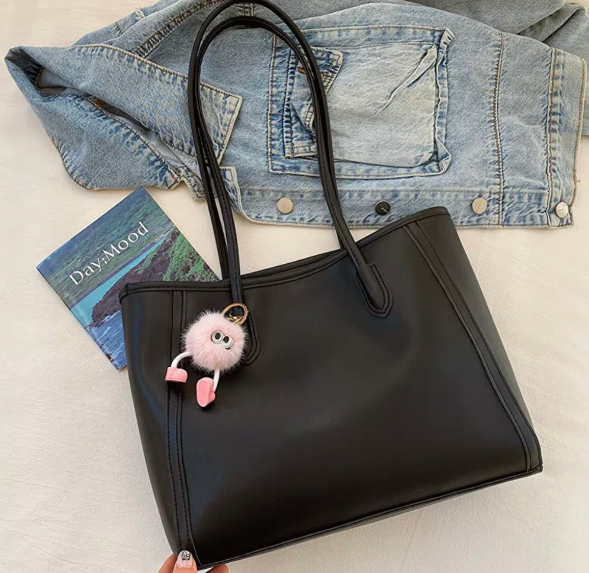 Sac fourre-tout tendance en PU pour femme, collection
Printemps-Été-Automne 2025, résistant à l'eau, sac de voyage à bandoulière
