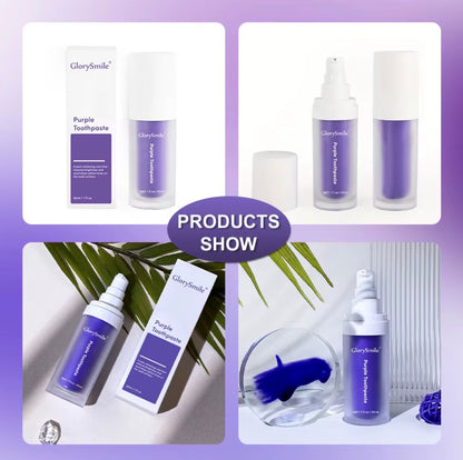 Dentifrice Violet Correcteur de Teinte – Éclat & Sourire Lumineux