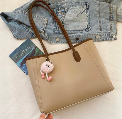 Sac fourre-tout tendance en PU pour femme, collection
Printemps-Été-Automne 2025, résistant à l'eau, sac de voyage à bandoulière