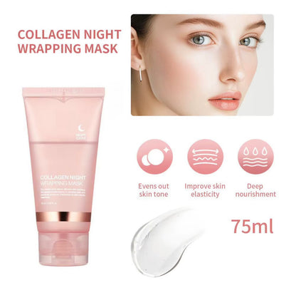 Offre Spéciale Masque Facial au Collagène Crème Visage
Nuit Enveloppant Masque Hydrolysé Pelliculable
Hydratant Gelée Soin Peau Cosmétique Collagène