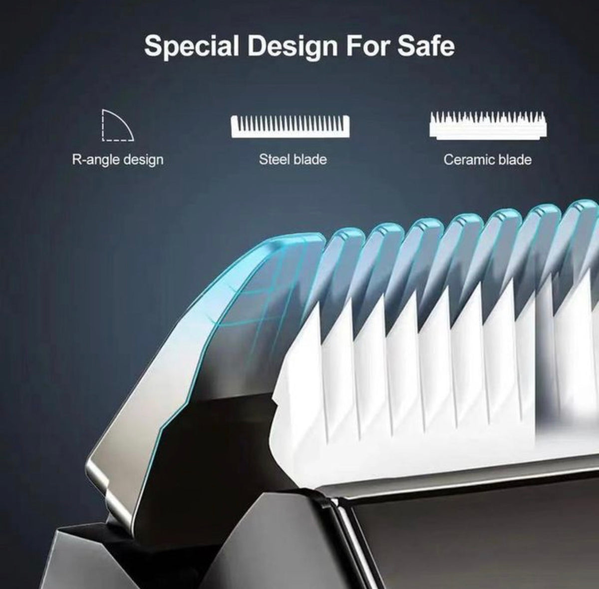 Kit de tondeuse à cheveux pour coiffeur, tondeuse à cheveux rechargeable