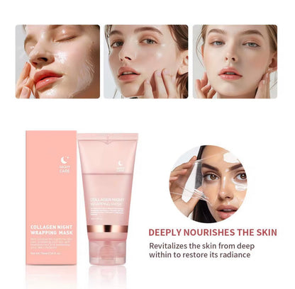 Offre Spéciale Masque Facial au Collagène Crème Visage
Nuit Enveloppant Masque Hydrolysé Pelliculable
Hydratant Gelée Soin Peau Cosmétique Collagène