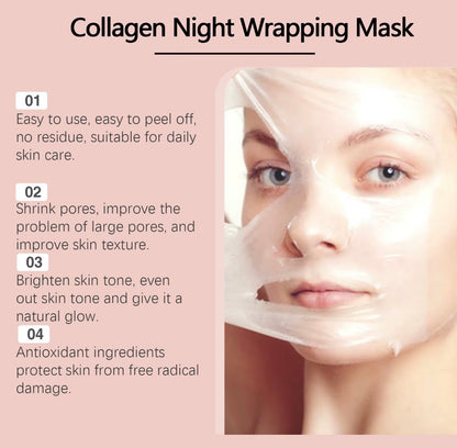 Offre Spéciale Masque Facial au Collagène Crème Visage
Nuit Enveloppant Masque Hydrolysé Pelliculable
Hydratant Gelée Soin Peau Cosmétique Collagène